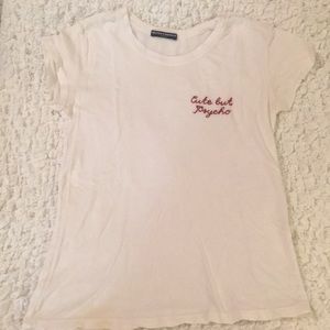 Brandy Melville “Cute But Phycho” T Shirt